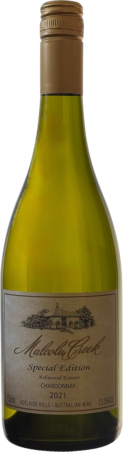 Malcolm Creek Vineyard Chardonnay  2021 Adelaide Hills bottle